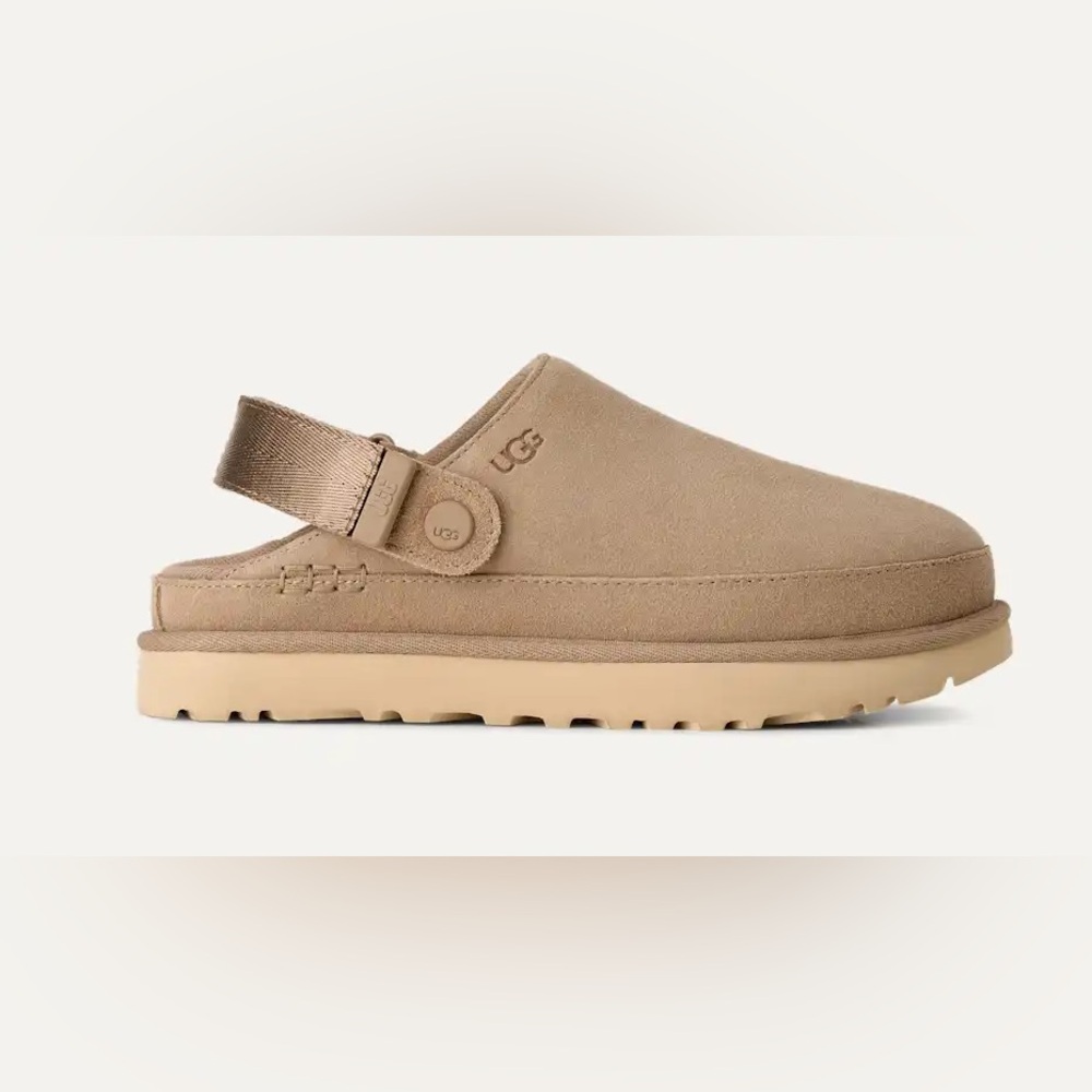 New authentic UGG Women's Goldenstar Suede Slip On Clog